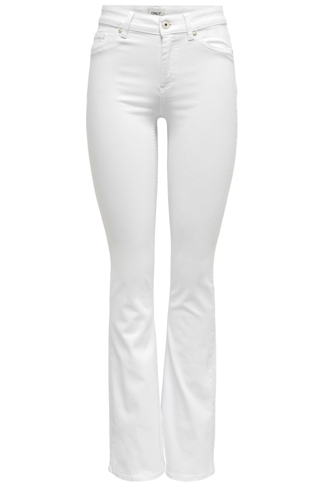 ONLBLUSH MID FLARED DNM REA0730 NOO 15313015 White